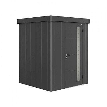 Berging Neo donkergrijs - enkele deur donkergrijs