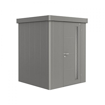 Berging Neo kwartsgrijs - enkele deur kwartsgrijs