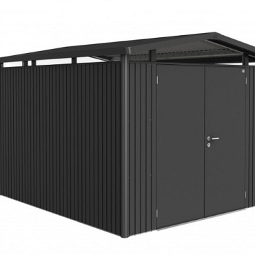 Berging Panorama donkergrijs - dubbele deur