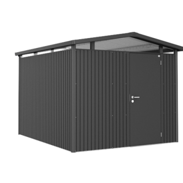 Berging Panorama donkergrijs - enkele deur