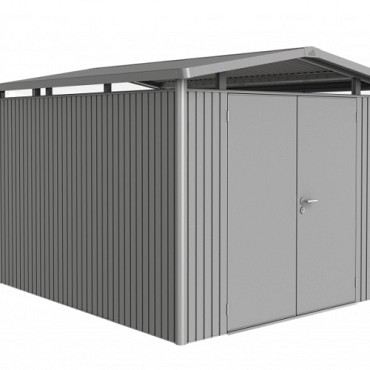 Berging Panorama kwartsgrijs - dubbele deur