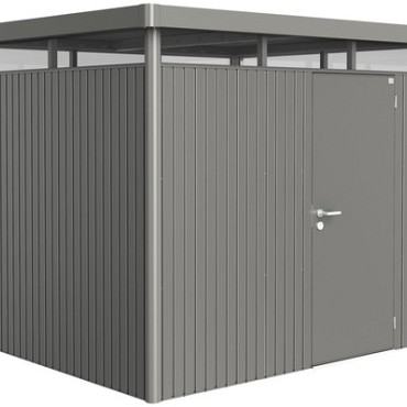 Berging Highline kwartsgrijs - enkele deur