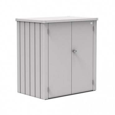 Terrasschrank Romeo Gr. L zilver metallic (132x87x140 cm) ~