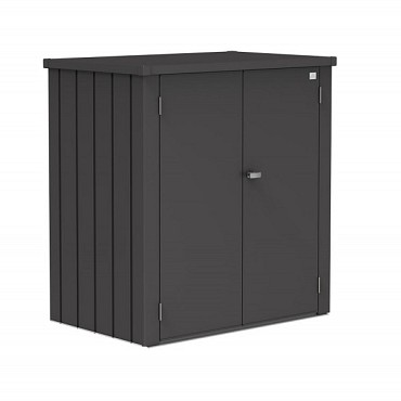 Terrasschrank Romeo Gr. L donkergrijs metallic (132x87x140 cm) ~