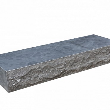 Traptrede Spotted Bluestone gezoet+facet 100x35x15 cm. zonder antislipstrook met breukruwe voorzijde