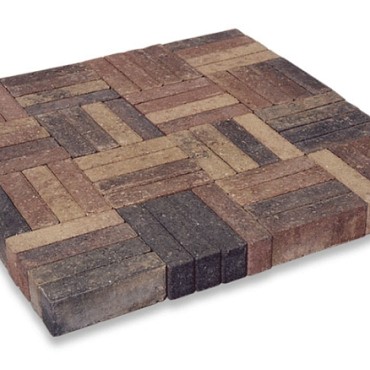 Dikformaat met facet brons 21x7x7 cm. ~