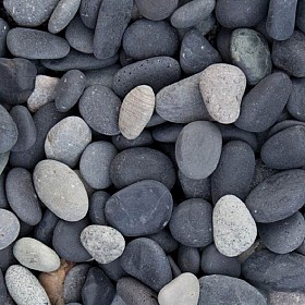 Beach Pebbles antraciet 8-16 mm. zak à 20 kg. OP=OP | L’Ortye Tuin-Deco ...
