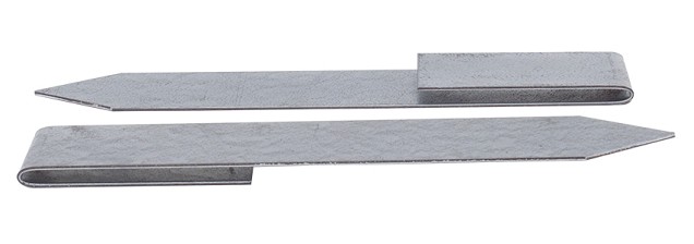 Mevosteel eindverbindingsclippen 30,5 cm. verzinkt ~