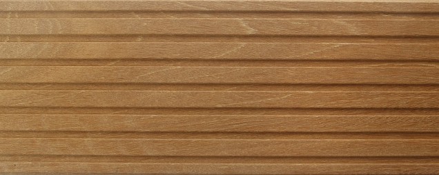 Bankirai 27x145 mm. L=396 cm. terrasplank grof-glad P100 Premium ~