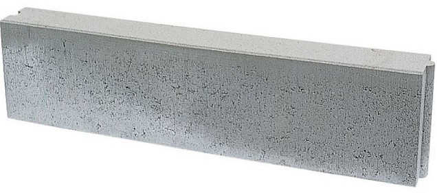 Opsluitband grijs 100x20x8 cm. ~