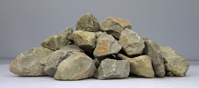 Gevulde steenkorf L100xb100xh100 cm. Grey Star ~