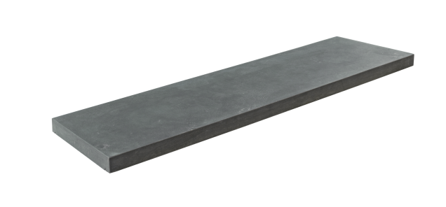 Spotted Blue Gezoet met facet met waterkeringen 100x40x4cm. Vijverrand ~