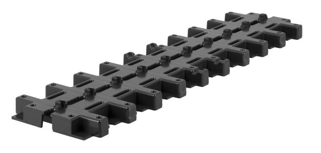 Onzichtbaar rooster t.b.v. Connecto 100 L=50 cm. ~