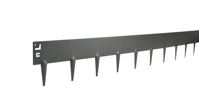 MevoSteel Supreme Edge 225x10 cm. 2,5 mm. antraciet ~