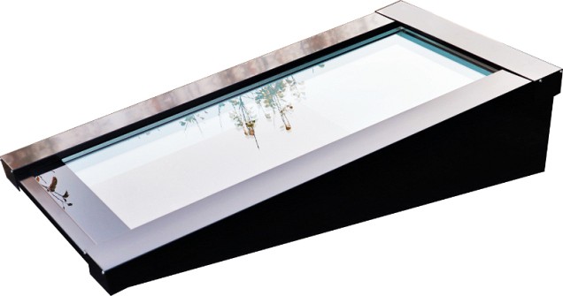 lichtstraat Grenen daklicht 915x1020 mm