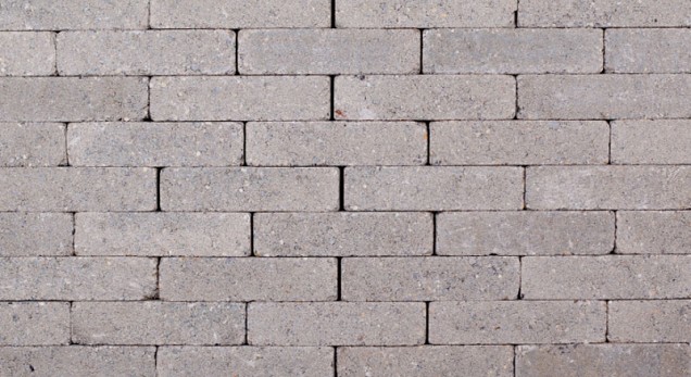 IJssels getrommeld grijs 15x5x7,5 cm. ~