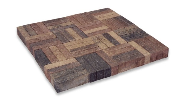 Dikformaat met facet brons 21x7x7 cm. ~