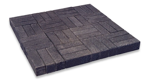 Keiformaat strak antraciet 21x10,5x7 cm. ~