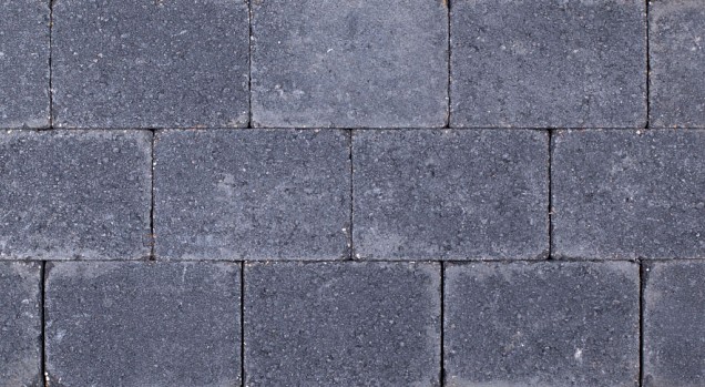 Kobbelstones getrommeld antraciet 21x14x7 cm. ~