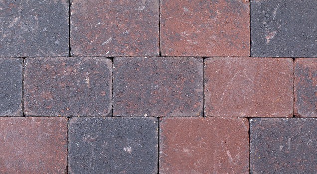 Kobbelstones getrommeld oud-hollands 21x14x7 cm. ~