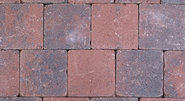 Kobbelstones getrommeld oud-hollands 21x21x7 cm. ~