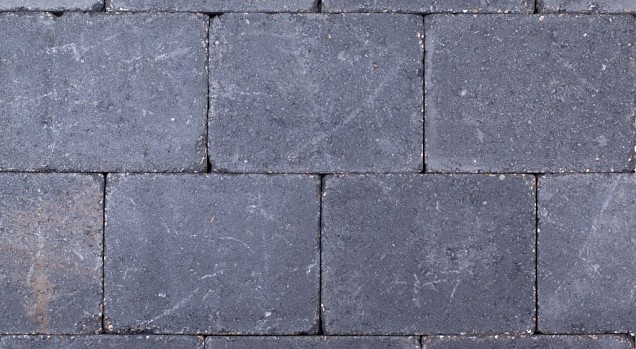 Kobbelstones getrommeld antraciet 28x21x7 cm. ~