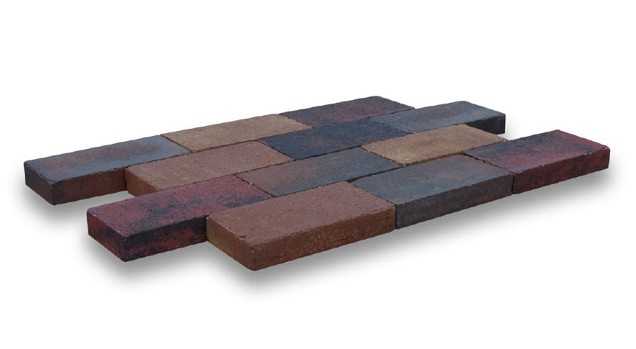 Kobbelstones getrommeld bont 42x21x7 cm. ~