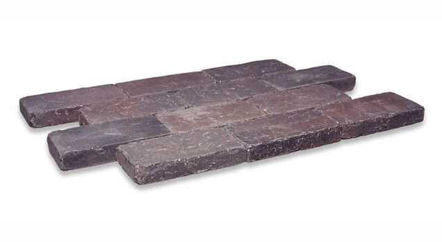 Kobbelstones getrommeld oud-hollands 42x21x7 cm. ~