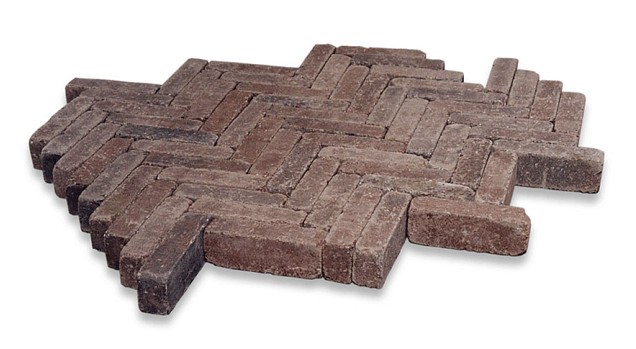 Waalstones getrommeld bruin zwart 20x5x7 cm. ~