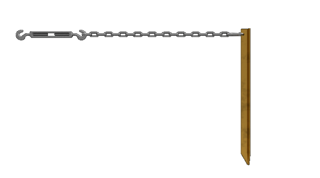 StraightCurve verstelbare verankeringset t.b.v. FL/RL240/400/560/FHL~