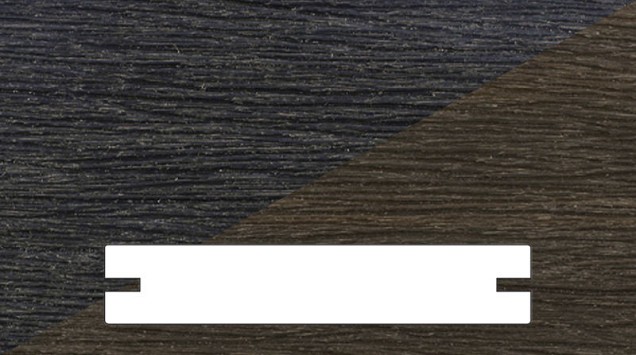 WPC 22,5x138 mm. L=300 cm. Fiberdeck Vintage Graphite - Wenge ~