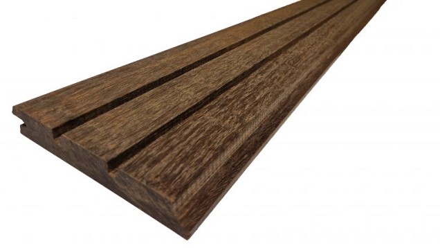 Thermo Bamboe Symphony 40 cladding 1,8x13,9x186 cm. Ongeolied ~