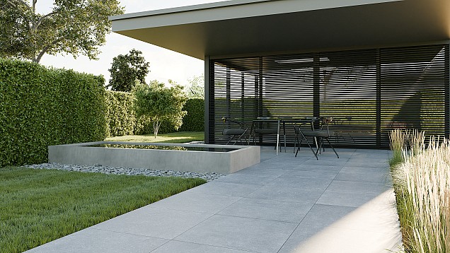 Cerasun Bluestone Grigio 60x60x4 cm. ~