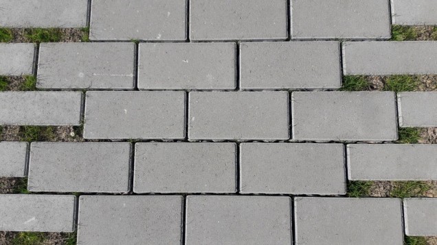 Seamstone 25x12,5x10 2/2 Grijs ~