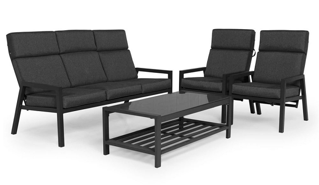 Campo Lounge Set Charcoal  ~