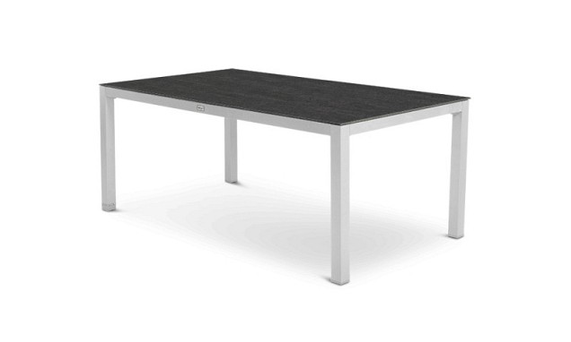 Briga Table Dekton Bromo Top White Frame