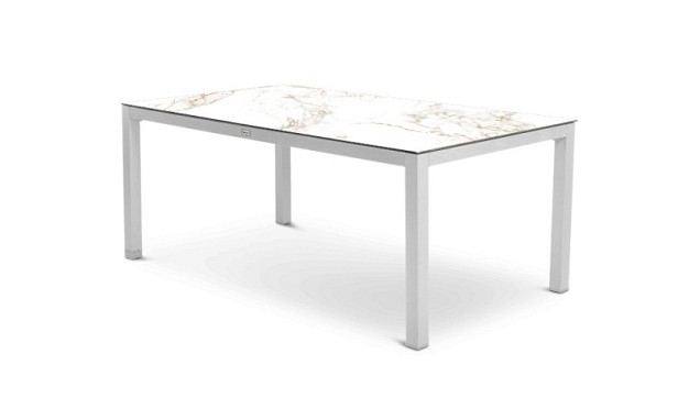 Briga Table Dekton Entzo Top White Frame