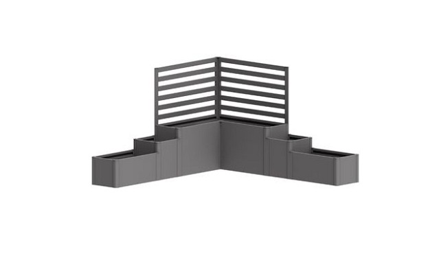 Alu hoekprofiel MIDI DaVinci donkergrijs metallic ~