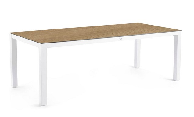 Briga Dining Table Trespa Bergamo 240 x 100 cm Creme White ~