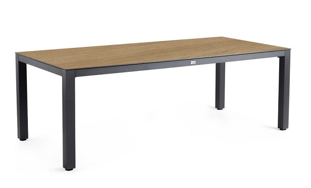 Briga Dining Table Trespa Bergamo 240x100 cm Charcoal ~