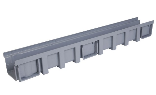 Connecto 100 PP 1000x136 H=115 Grijs - CAN177 ~