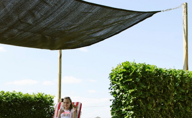 Douglas wandpakket t.b.v. enkelzijdige wand Comfort/DHZ 278,5x224 cm. kleurloos geïmpregneerd. ~