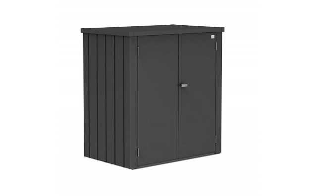 Terrasschrank Romeo Gr. L donkergrijs metallic (132x87x140 cm) ~