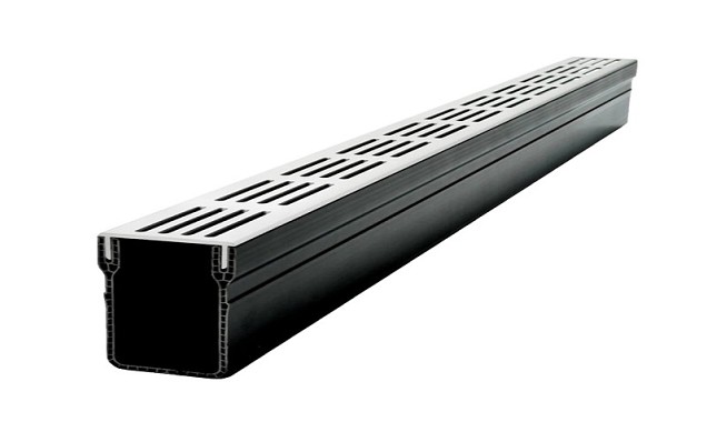 Gardendrain Grey Grating 100x10x10 cm. ~