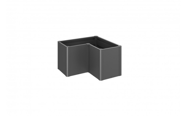 Kweekbed Belvedere MIDI Gr. L100 donkergrijs-metallic ~