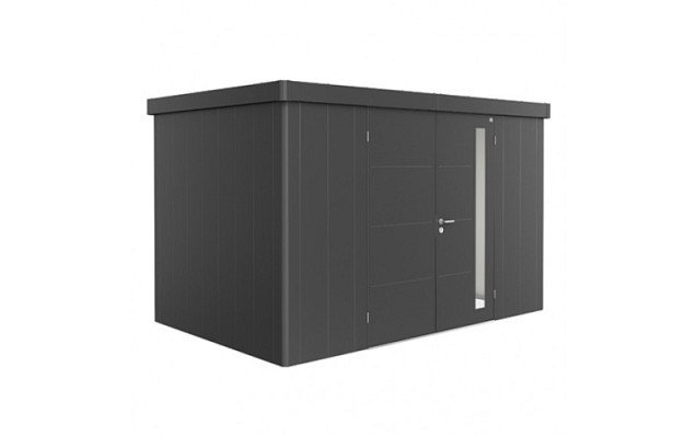 berging Neo 2D dubbele deur, donkergrijs-metallic ~