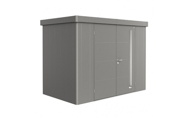 berging Neo 1D dubbele deur, kwartsgrijs-metallic ~