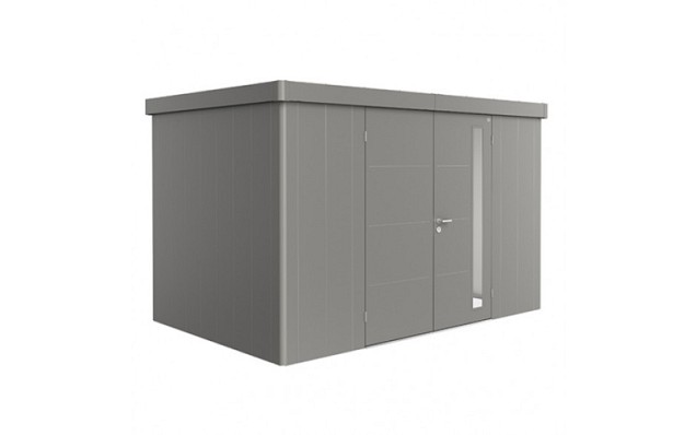 berging Neo 2D dubbele deur, kwartsgrijs-metallic ~