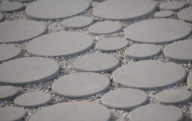 Aviena Circle Waterpasserende Tegel 117x113x12 Grijs ~