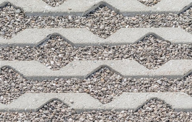 Grasbetontegel Helix Groovy 60x40x12 Grijs Met Groeven ~